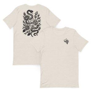 Wild Rose Snake | Heather-Dust Tee