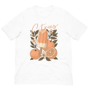 Orange Citrus | White Tee