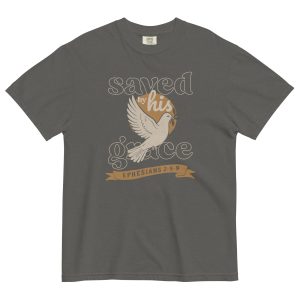 Saved by His Grace | Pepper Tee